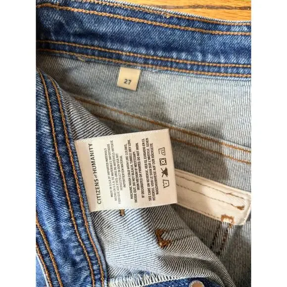 Citizens of Humanity Women's Kimberly Patch Pocket Flare Jeans Abalone 27 - Picture 8 of 8